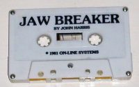 Jaw Breaker by John Harris, cassetta Atari (1981)