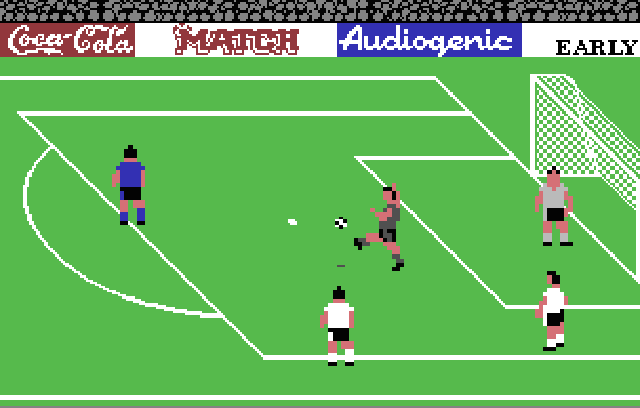 emlyn hughes international soccer screenshot Commodore 64