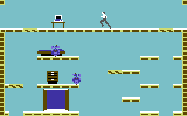impossible mission screenshot Commodore 64