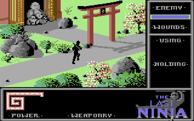 the last ninja screenshot Commodore 64
