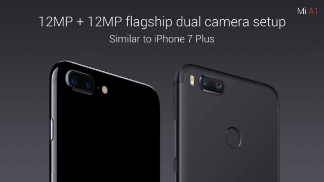 Xiaomi Mi A1 dual camera