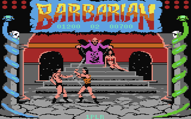 barbarian screenshot Commodore 64