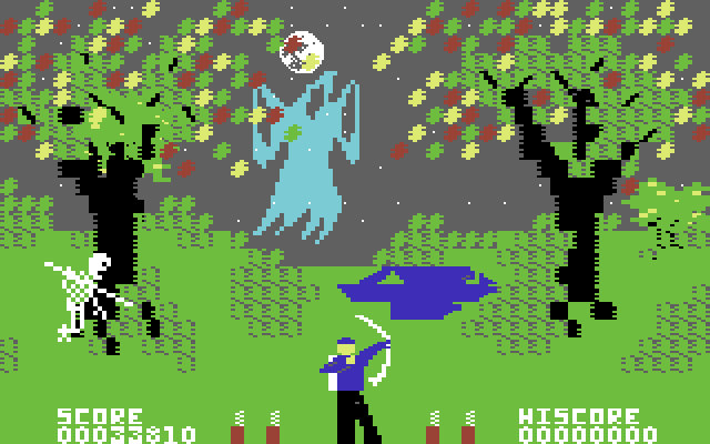 forbidden forest screenshot Commodore 64