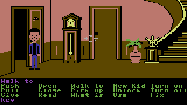 maniac mansion screenshot Commodore 64