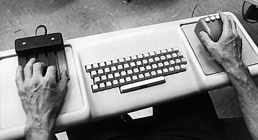 mouse e keyset Engelbart Augment Workstation