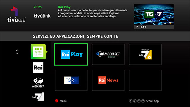 tivuon app tv satellitare