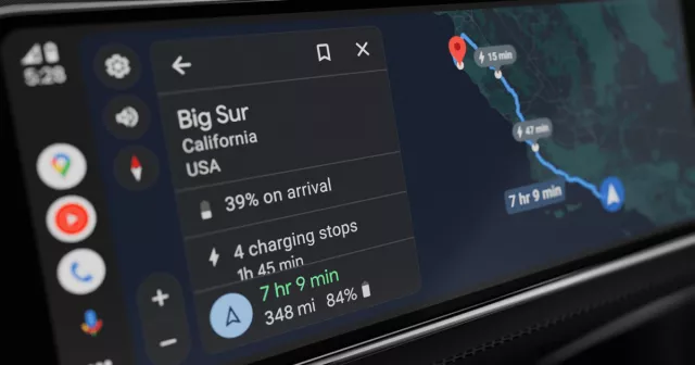 Google porta il browser Chrome nelle auto, ancora più funzionalità EV su Maps
