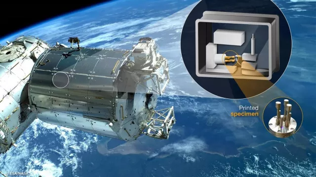 La Stazione Spaziale Internazionale sta ricevendo la prima stampante 3D in metallo realizzata per lo spazio, progettata da Airbus e l'ESA