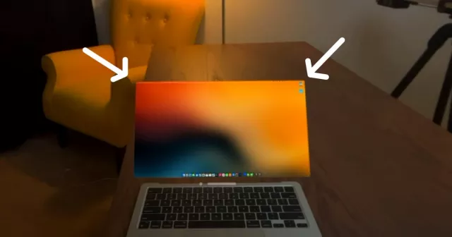 Un YouTuber ha creato un MacBook veramente senza cornice