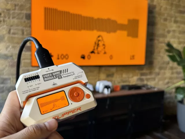 Flipper Zero ottiene l'uscita DVI e il controllo del movimento grazie al modulo per videogiochi alimentato da Raspberry Pi Pico