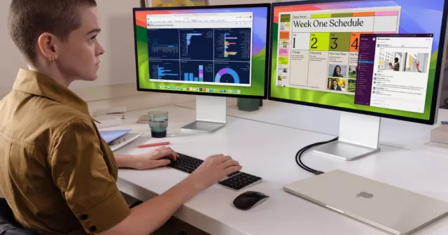 Come collegare due display a un MacBook Air