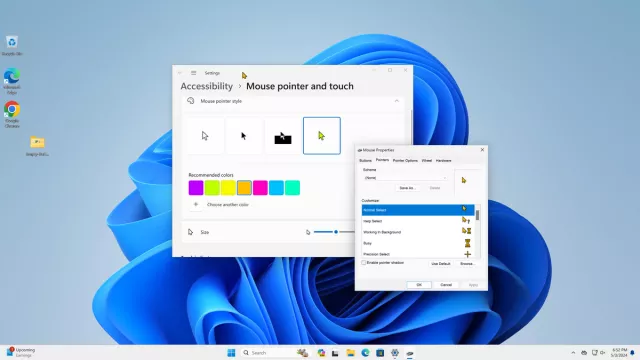 Come personalizzare il puntatore del mouse e il cursore in Windows 11 o 10