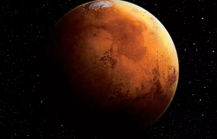 Le immagini termiche di Marte scattate da Europa Clipper