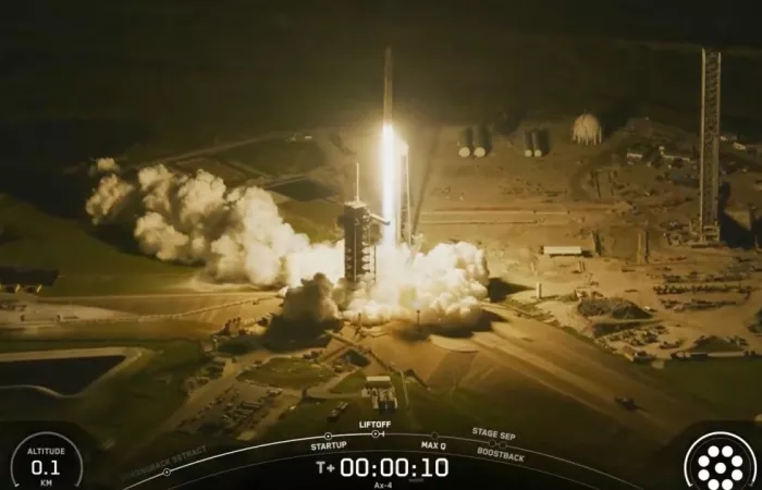 SpaceX lancia con successo la missione Ax-4 verso la ISS