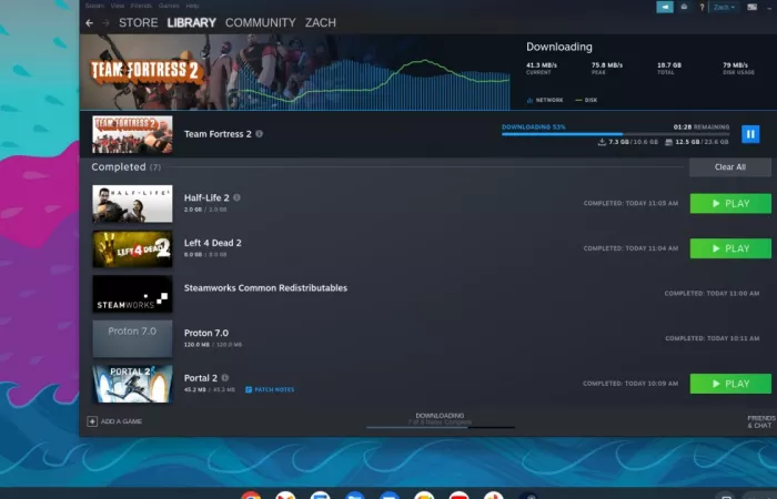 Google termina il supporto Steam su Chromebook