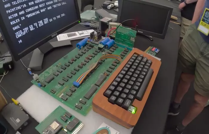 Replica di Apple I: unisce passato e futuro con ChatGPT