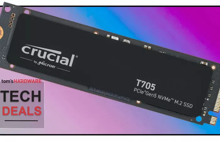 Crucial 4TB T705 SSD: Prestazioni elevate a prezzo ribassato
