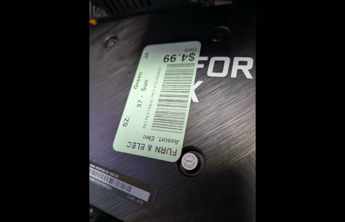 Fortunato gamer acquista una Nvidia RTX 3060 per soli $4.99 in un thrift shop