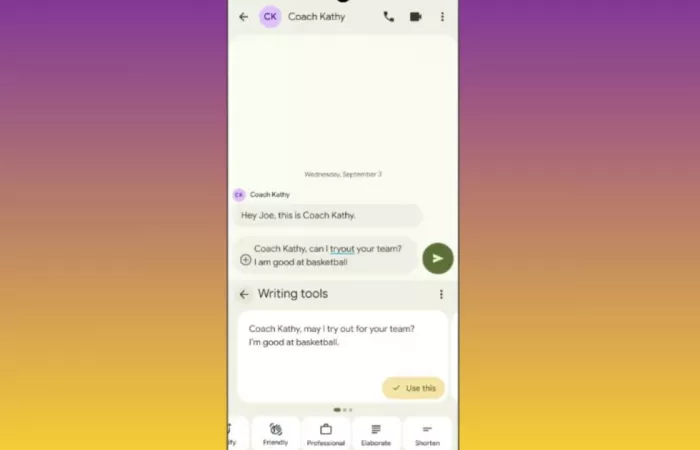 Gboard di Google diventa un assistente di scrittura AI