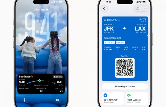 Apple lancia le smart boarding pass su iOS 26 con United Airlines