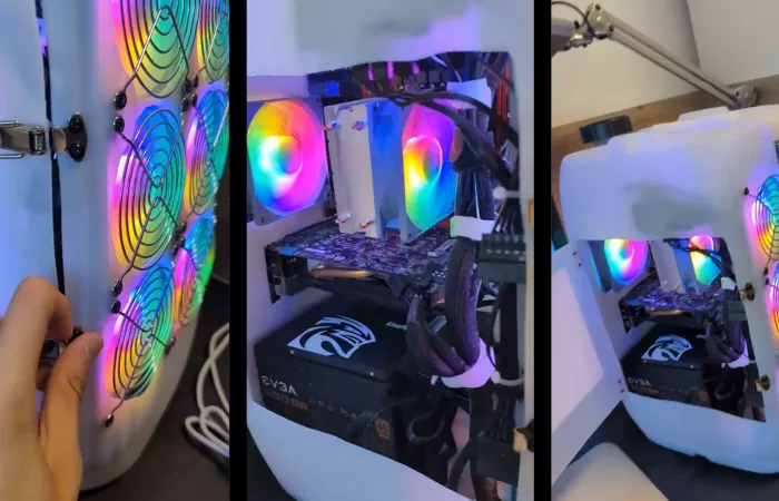 PC gaming RGB in un contenitore di plastica: una proposta originale