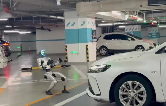 Il robot G1 di Unitree traina un'auto con facilità straordinaria
