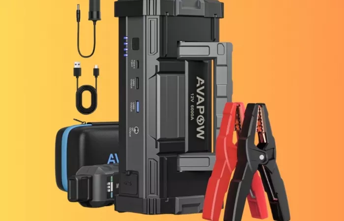 AVAPOW 6000A: jump starter potente e versatile sotto 80 euro