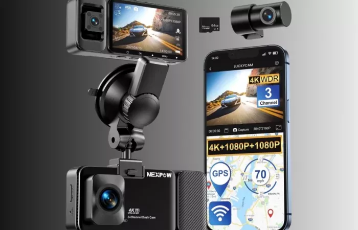 NEXPOW: la dash cam 4K a 3 canali con copertura completa