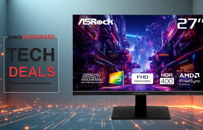 ASRock lancia monitor gaming da 520Hz a prezzo record