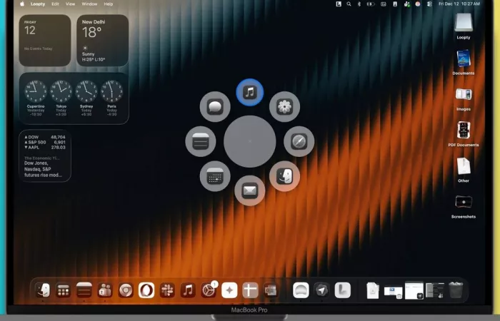 Loopty: il nuovo app launcher che rivoluziona il Dock di macOS
