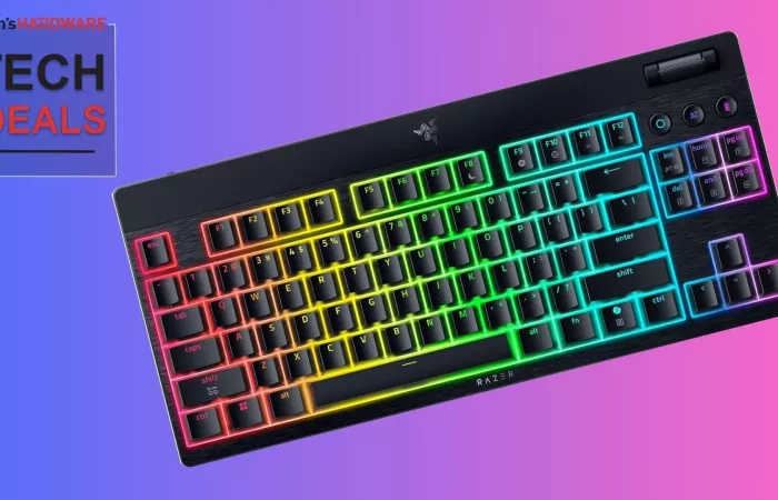 Razer BlackWidow V4: tastiera gaming wireless TKL a basso profilo