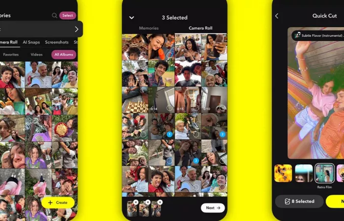 Snapchat lancia Quick Cut su iOS per video sincronizzati al ritmo
