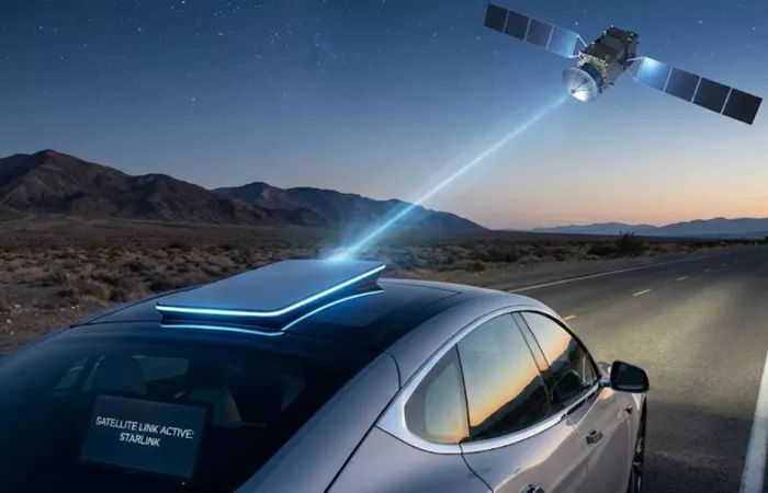 Tesla rivoluziona il tetto auto per internet satellitare