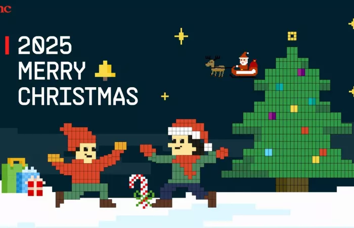 TSMC celebra il Natale con una cartolina digitale in stile 8-bit