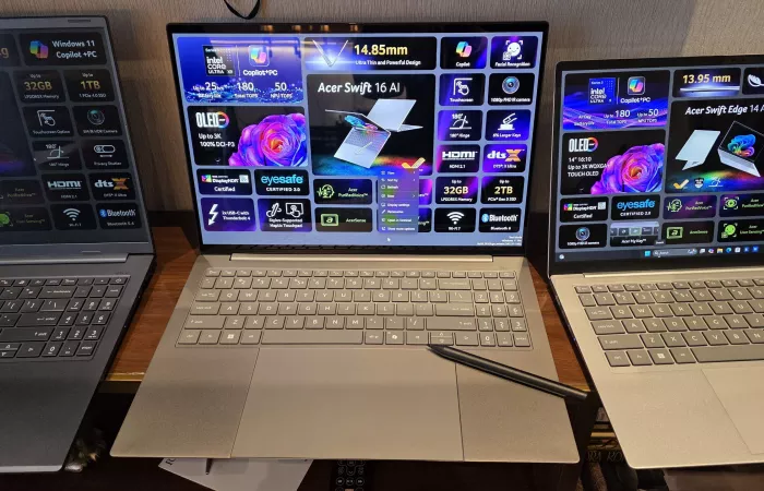 Acer rinnova i laptop Swift: debutta il gigantesco touchpad del Swift 16 AI