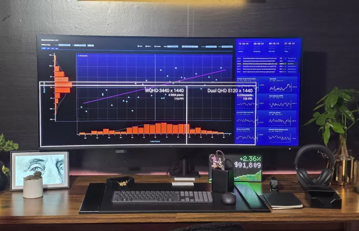 Dell lancia monitor 6K ultrawide curvo da 52 pollici