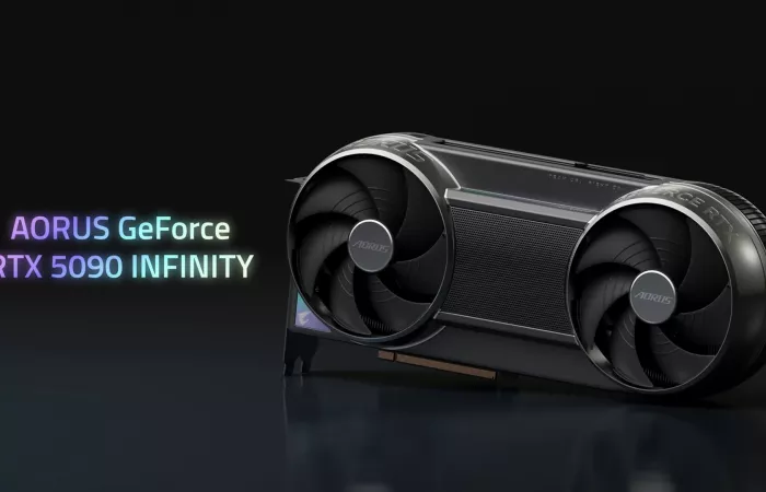 Gigabyte lancia la nuova Aorus RTX 5090 Infinity: sfida ad Asus con raffreddamento avanzato