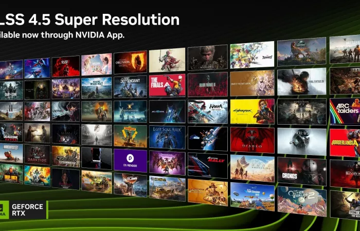 Nvidia lancia DLSS 4.5 Super Resolution: supporto per oltre 400 titoli