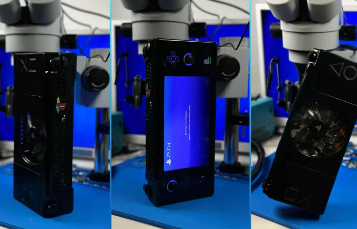 PS4 Slim diventa portatile grazie a un progetto di modding avanzato