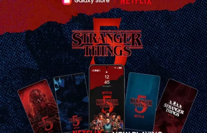Samsung lancia temi e wallpaper ispirati a Stranger Things