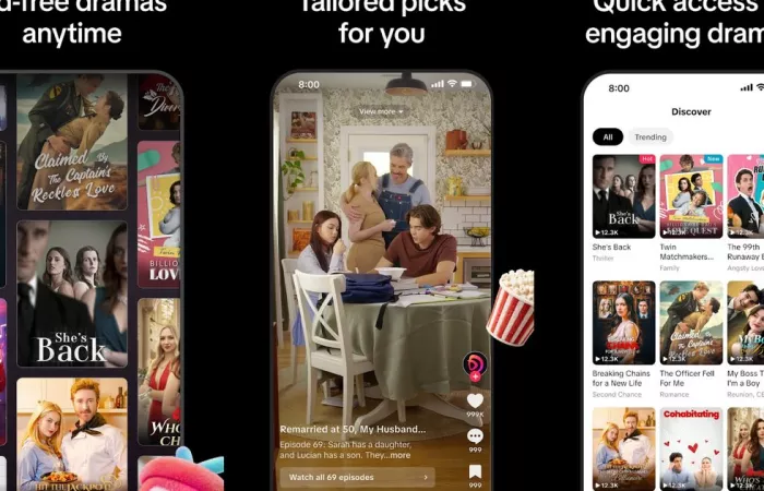 TikTok lancia PineDrama: microdrama verticali su smartphone