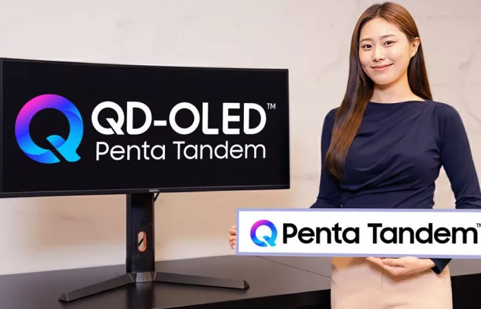 Samsung annuncia QD-OLED Penta Tandem: schermi più luminosi e longevi