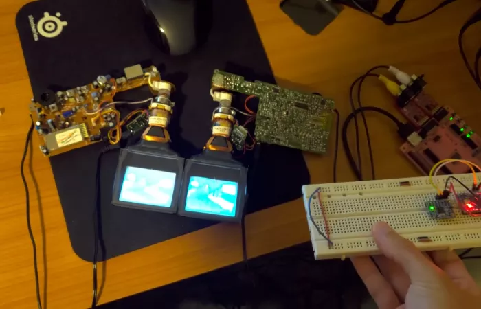 Un headset VR con CRT: il progetto artigianale di dooglehead