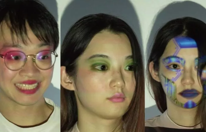 Un sistema AI proietta il trucco desiderato direttamente sul volto