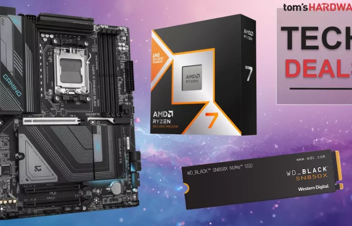 AMD Ryzen 7 9850X3D, Gigabyte X870 e WD SN850X: un bundle di punta per gamer e professionisti