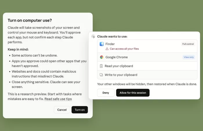 Claude di Anthropic ora controlla il tuo computer