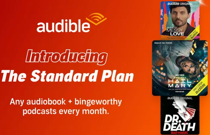 Audible lancia un abbonamento Standard più economico
