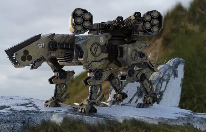 La Cina presenta robot canini armati per operazioni di guerra urbana