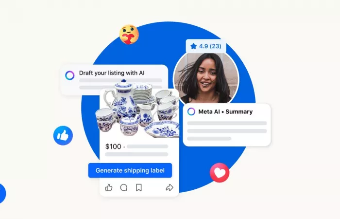 Facebook Marketplace introduce AI per gestire automaticamente le richieste degli acquirenti