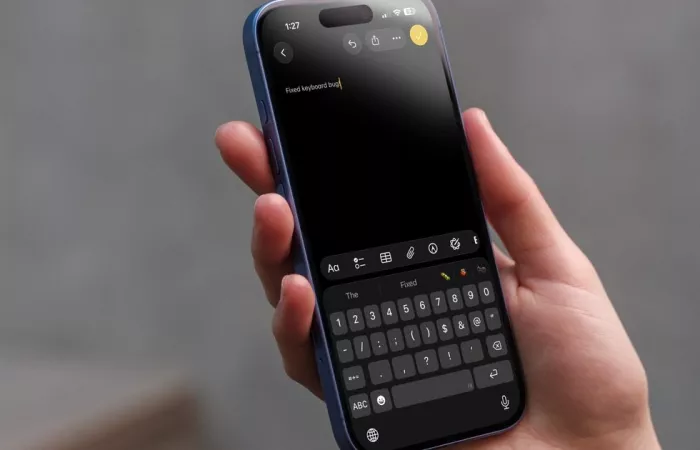 iOS 26.4 risolve definitivamente il bug della tastiera su iPhone